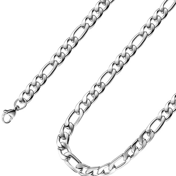Other - 8.5mm/36inch Chunky Unisex Figaro Chain